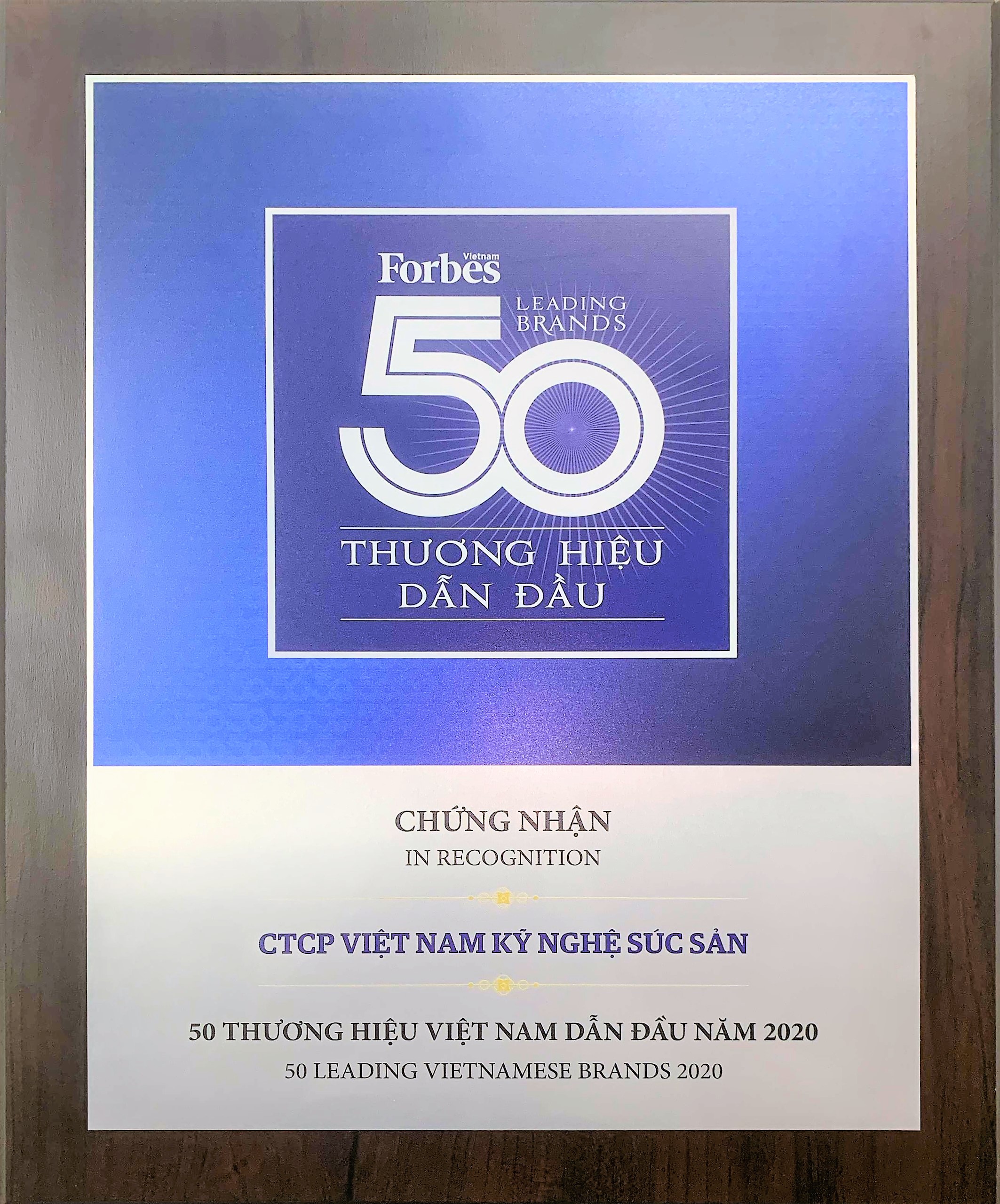 vissan nhận giải top 50 forbes vissan nhận giải top 50 forbes